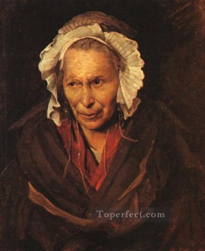  Romanticist Oil Painting - Mad woman CGA Romanticist Theodore Gericault